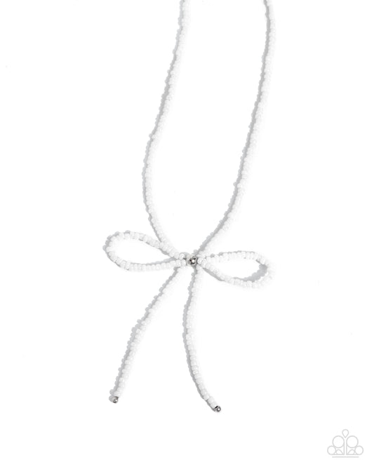 High-Class Hype - White Necklace - Paparazzi - Dare2bdazzlin N Jewelry