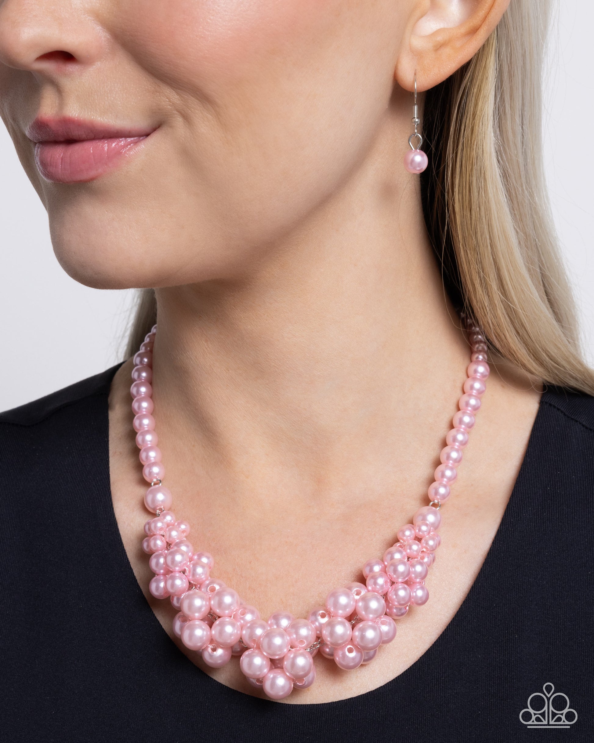 Austen Adornment - Pink Necklace - Paparazzi - Dare2bdazzlin N Jewelry