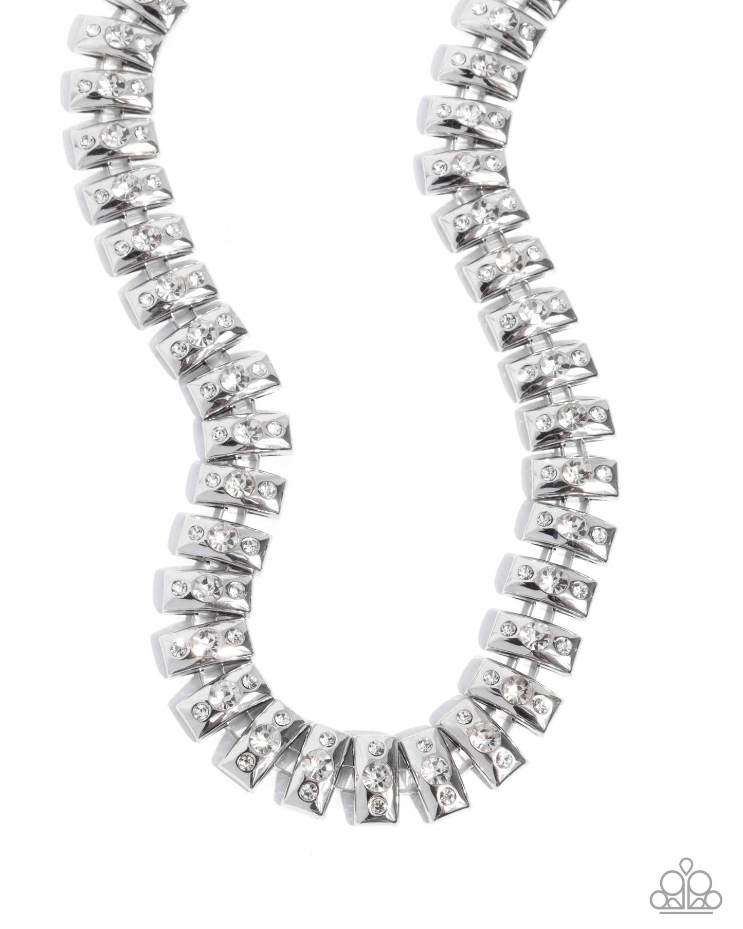Officially Opulent - White Necklace - Paparazzi - Dare2bdazzlin N Jewelry