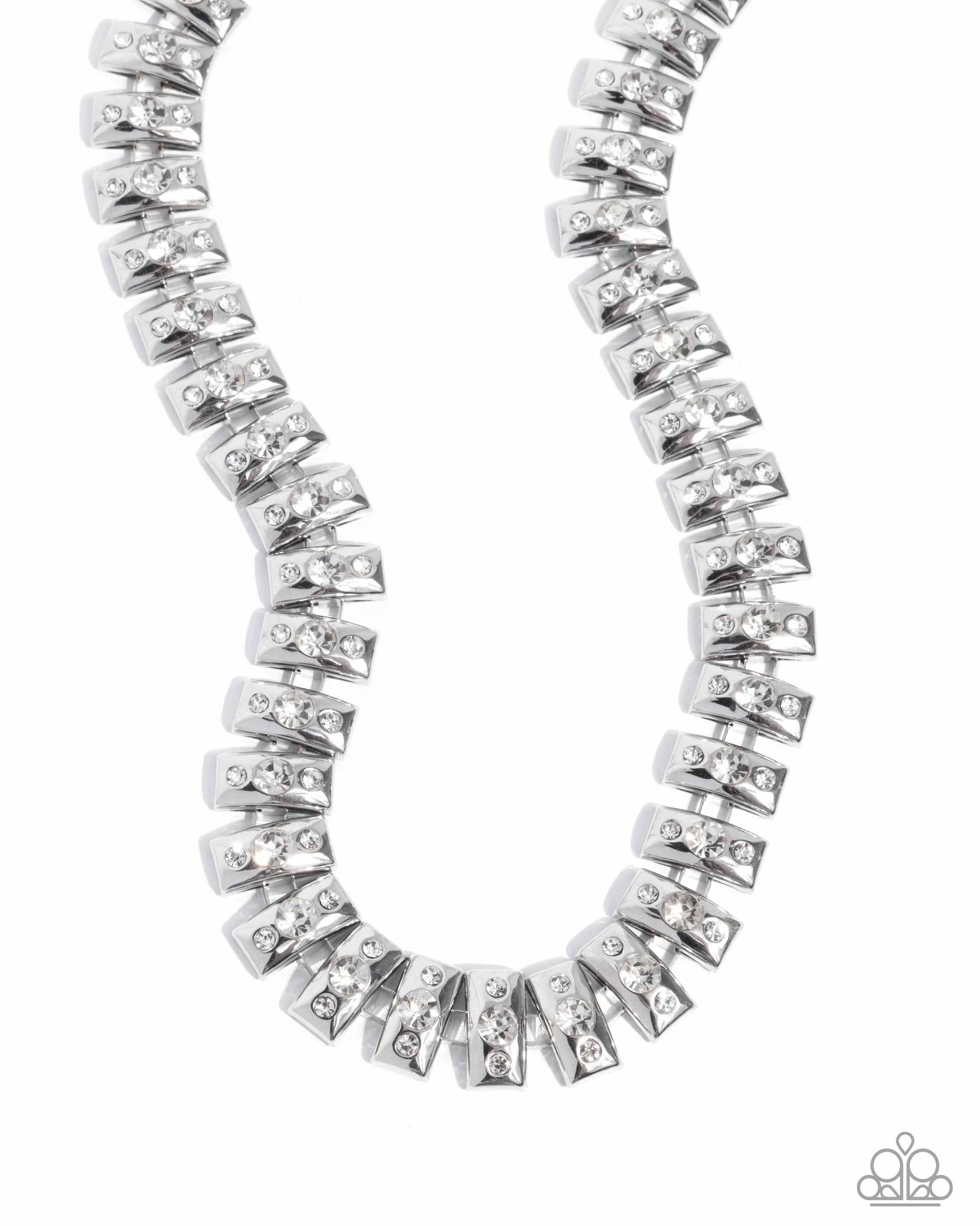 Officially Opulent - White Necklace - Paparazzi - Dare2bdazzlin N Jewelry