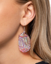 Load image into Gallery viewer, Artistic Avenue - Pink Earring - Paparazzi
