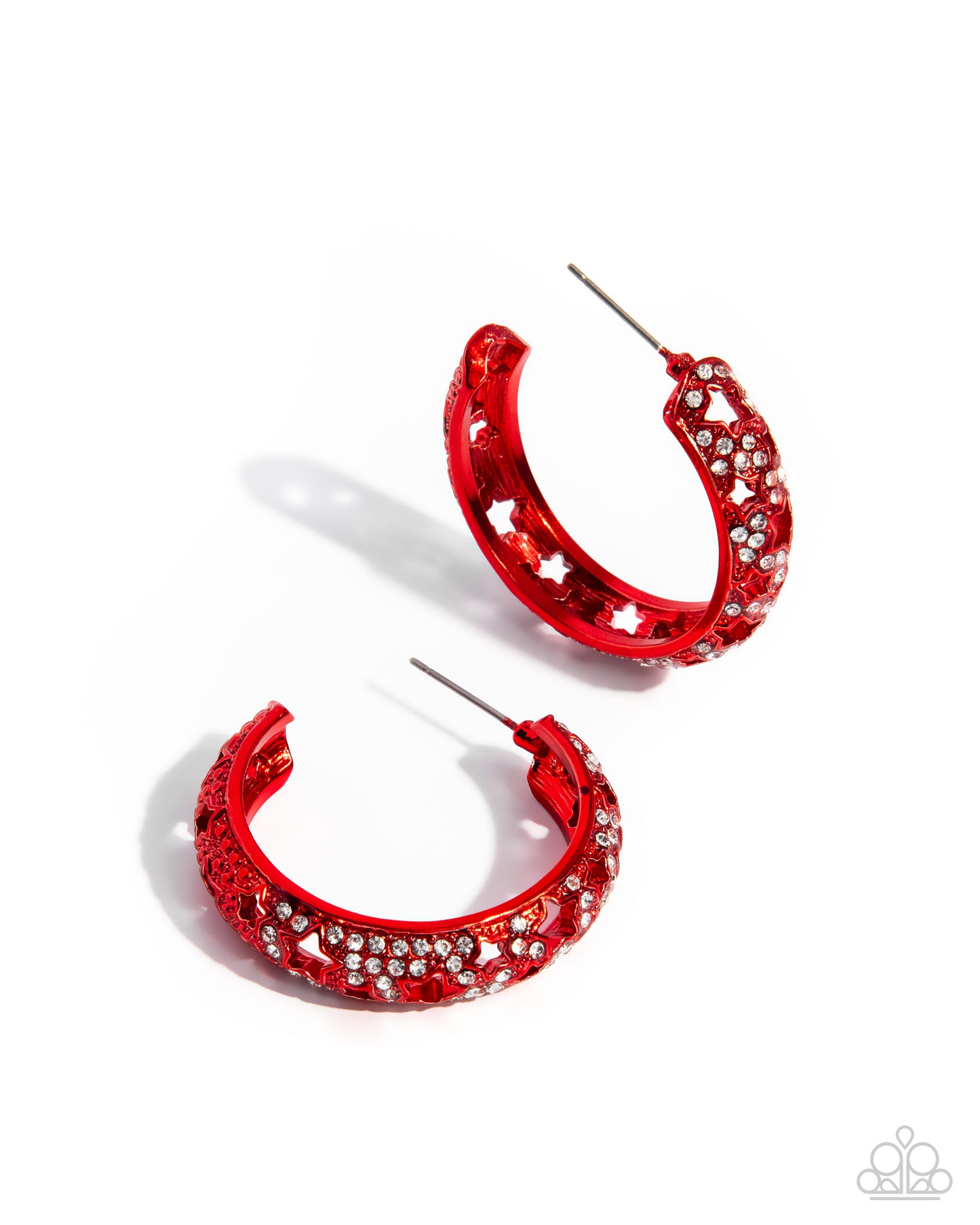 Stellar Significance - Red Earring - Paparazzi - Dare2bdazzlin N Jewelry