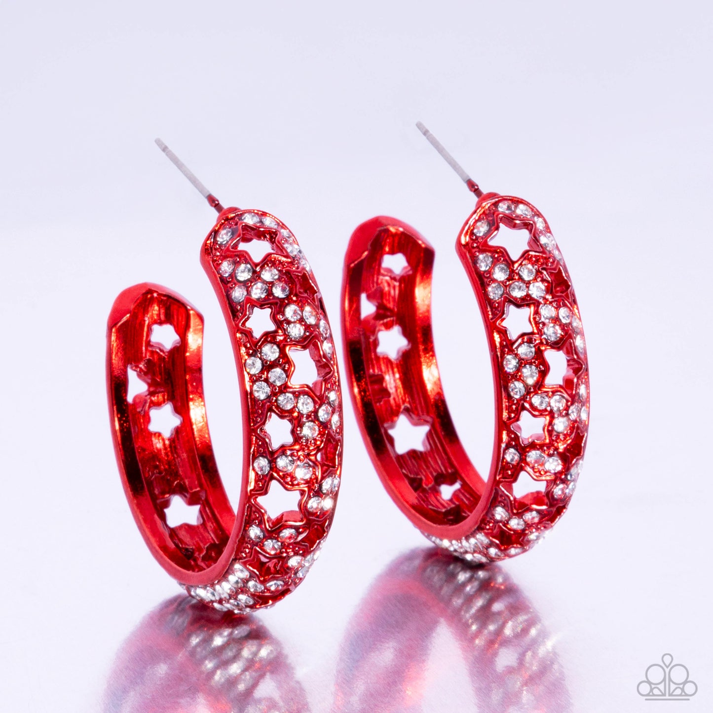 Stellar Significance - Red Earring - Paparazzi - Dare2bdazzlin N Jewelry