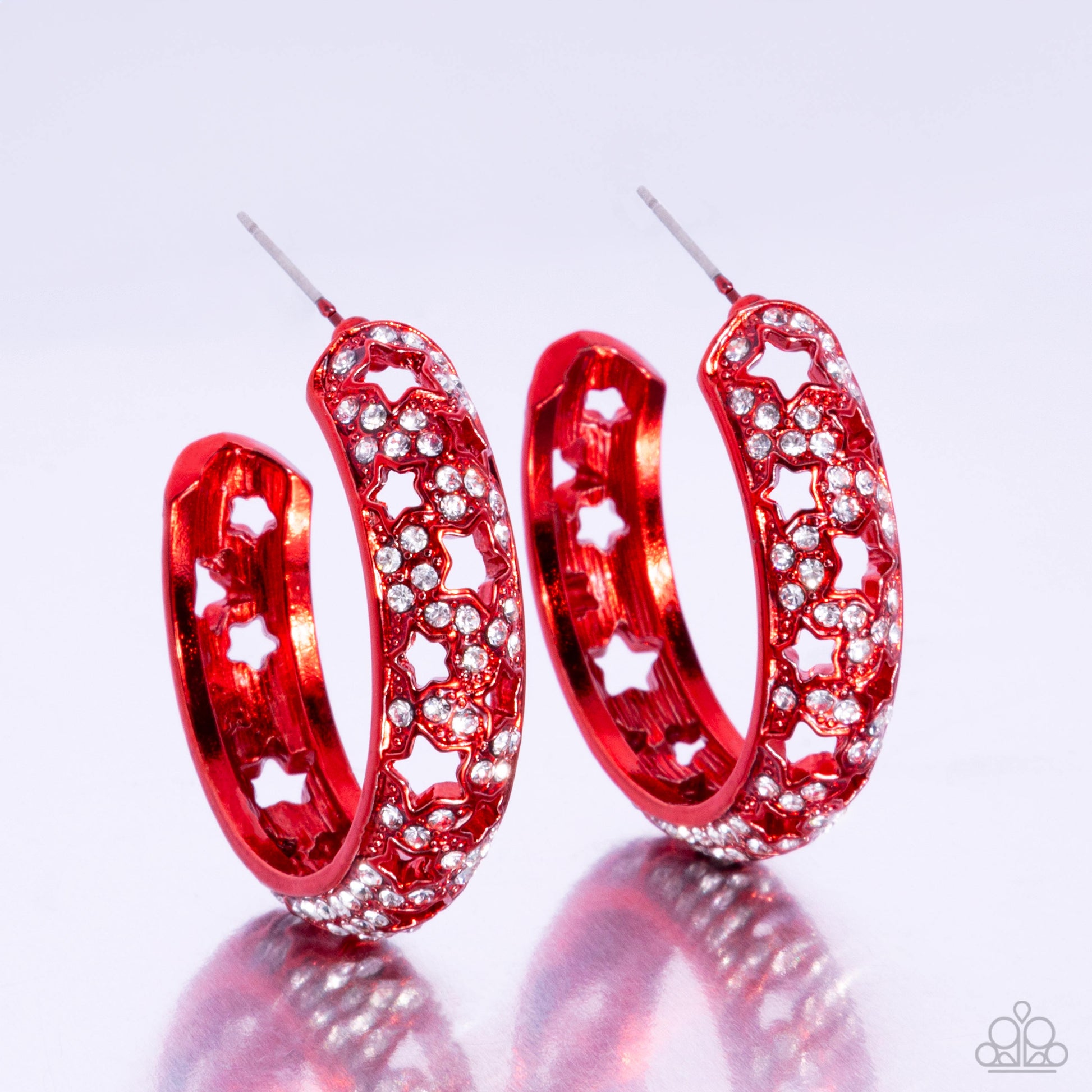 Stellar Significance - Red Earring - Paparazzi - Dare2bdazzlin N Jewelry