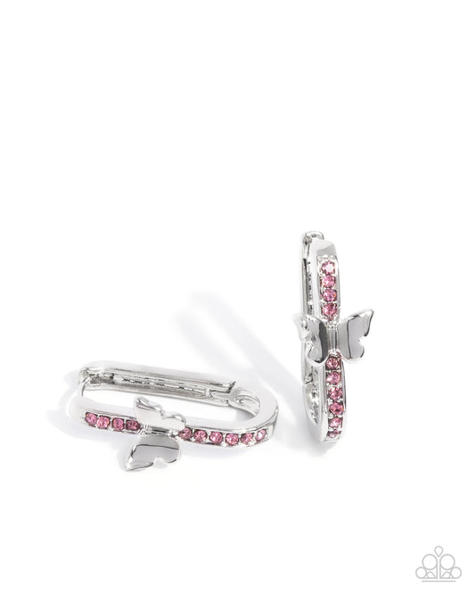 Aerial Authority - Pink Hoops - Hinge Earring - Dare2bdazzlin N Jewelry