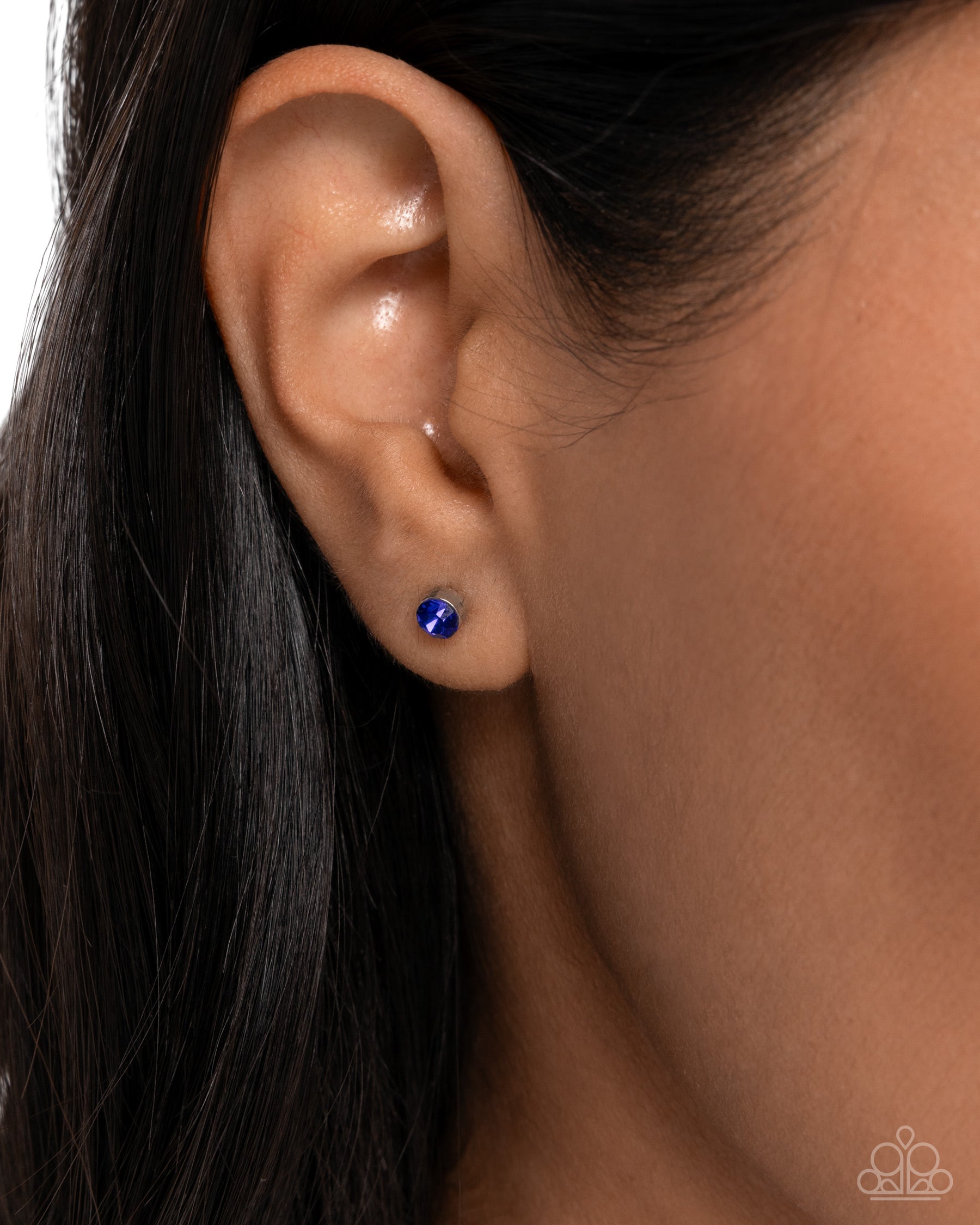 Logical Light - Blue Post Earring - Paparazzi - Dare2bdazzlin N Jewelry