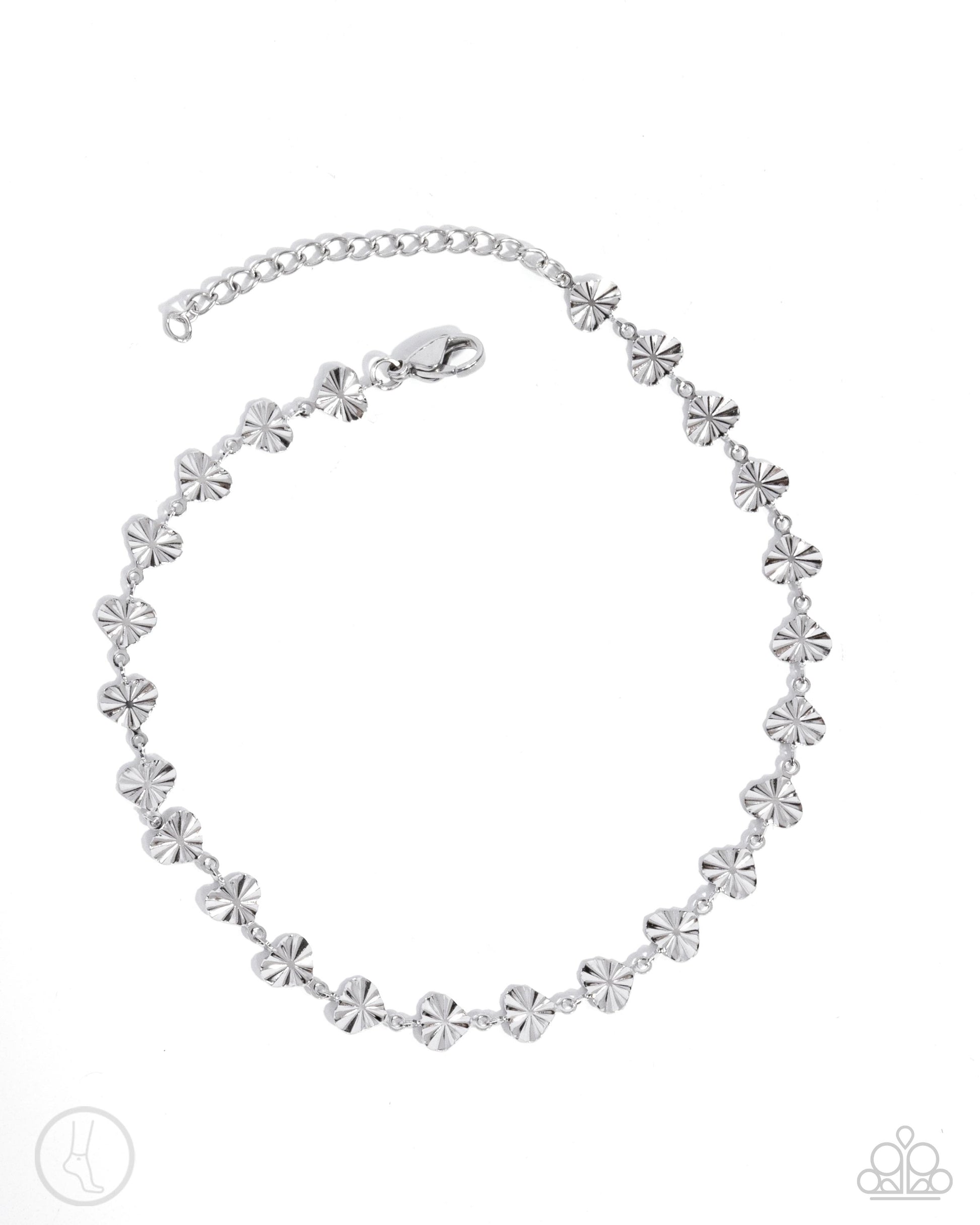 Fine Fortune - Silver Anklet - Paparazzi - Dare2bdazzlin N Jewelry