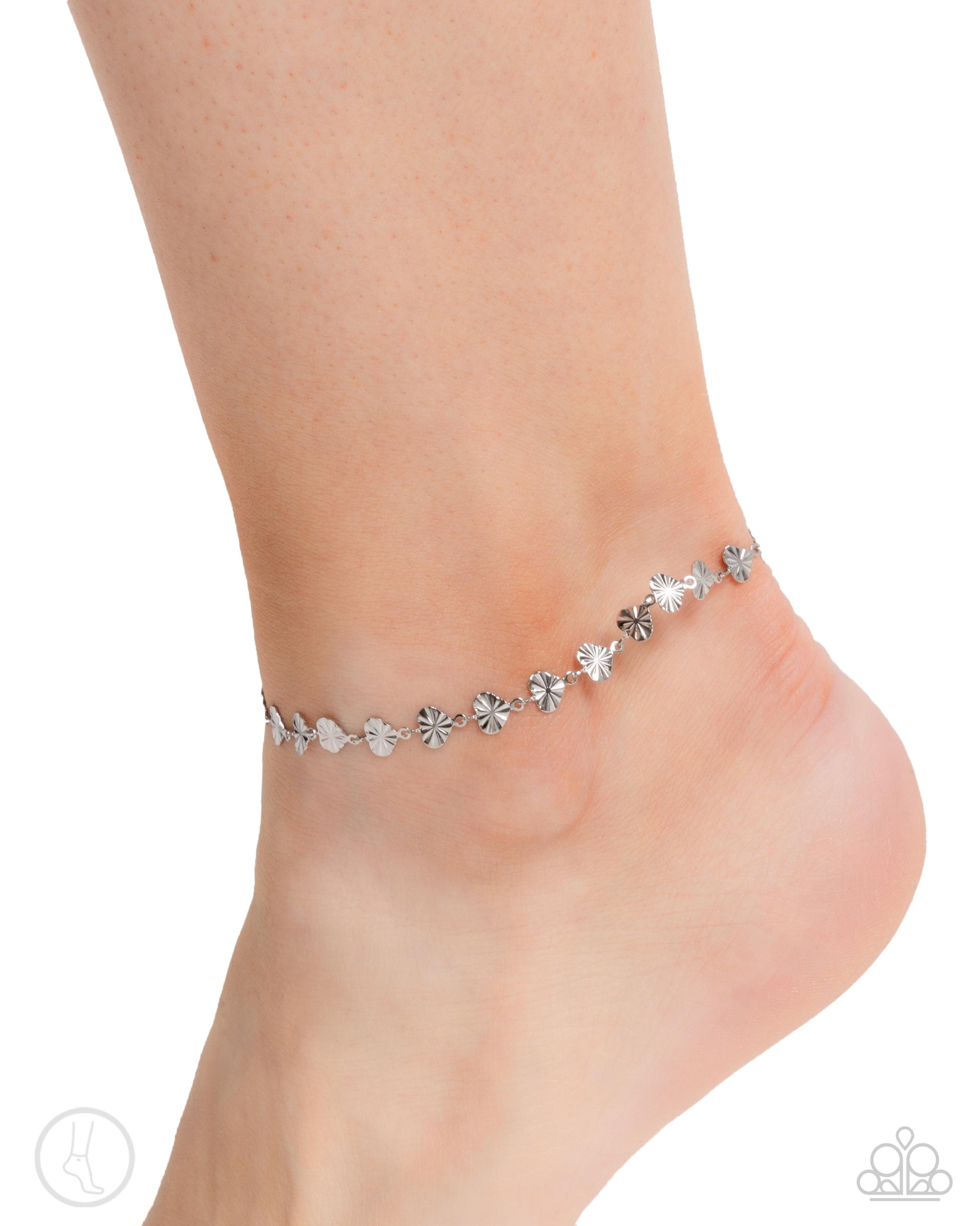 Fine Fortune - Silver Anklet - Paparazzi - Dare2bdazzlin N Jewelry