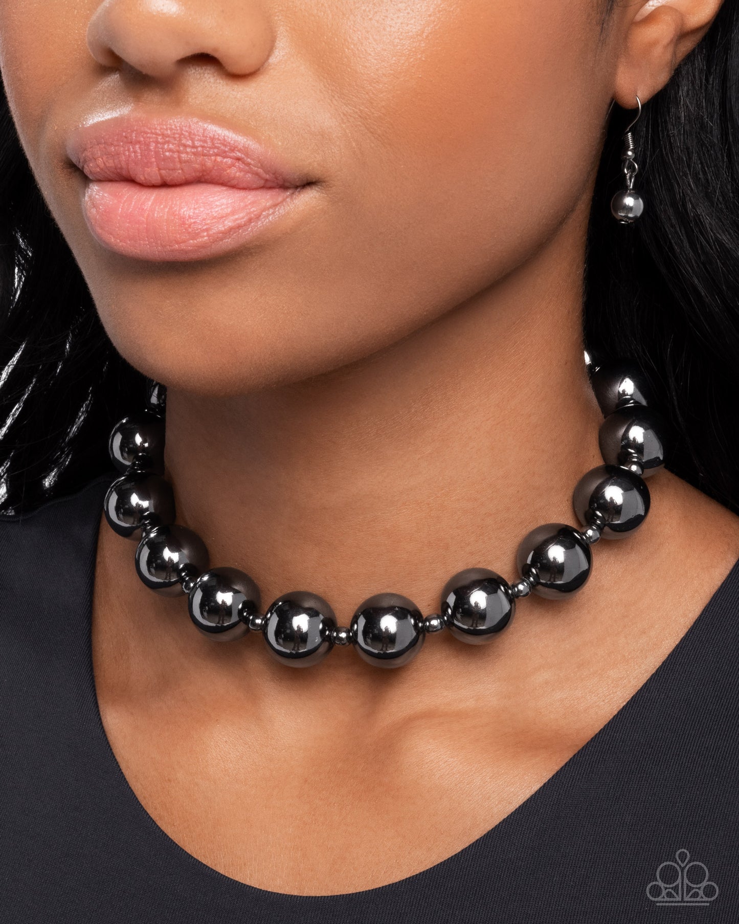Flattery Will Get You Everywhere - Black Necklace - Paparazzi - Dare2bdazzlin N Jewelry