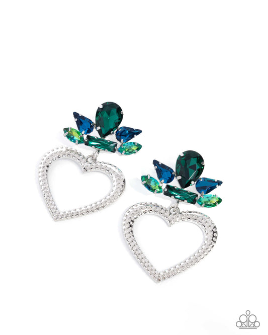 Pushing Perfection - Multi Earring - Paparazzi - Dare2bdazzlin N Jewelry