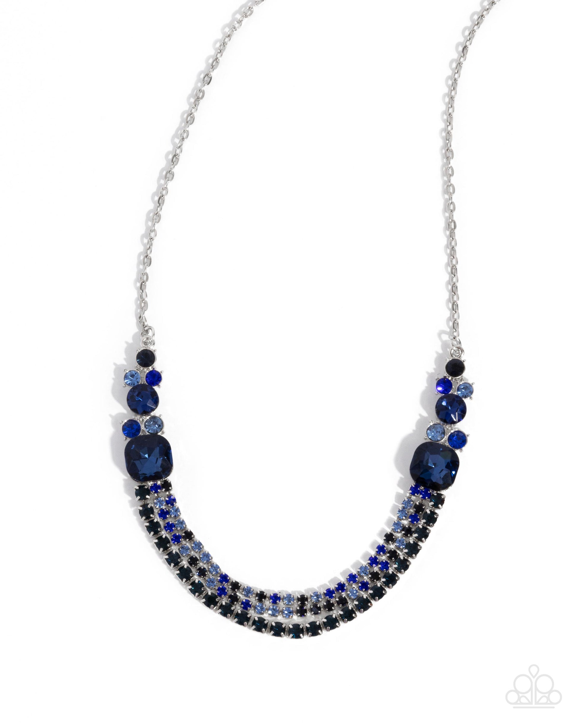 Relaxed Refinement - Blue Necklace - Paparazzi - Dare2bdazzlin N Jewelry