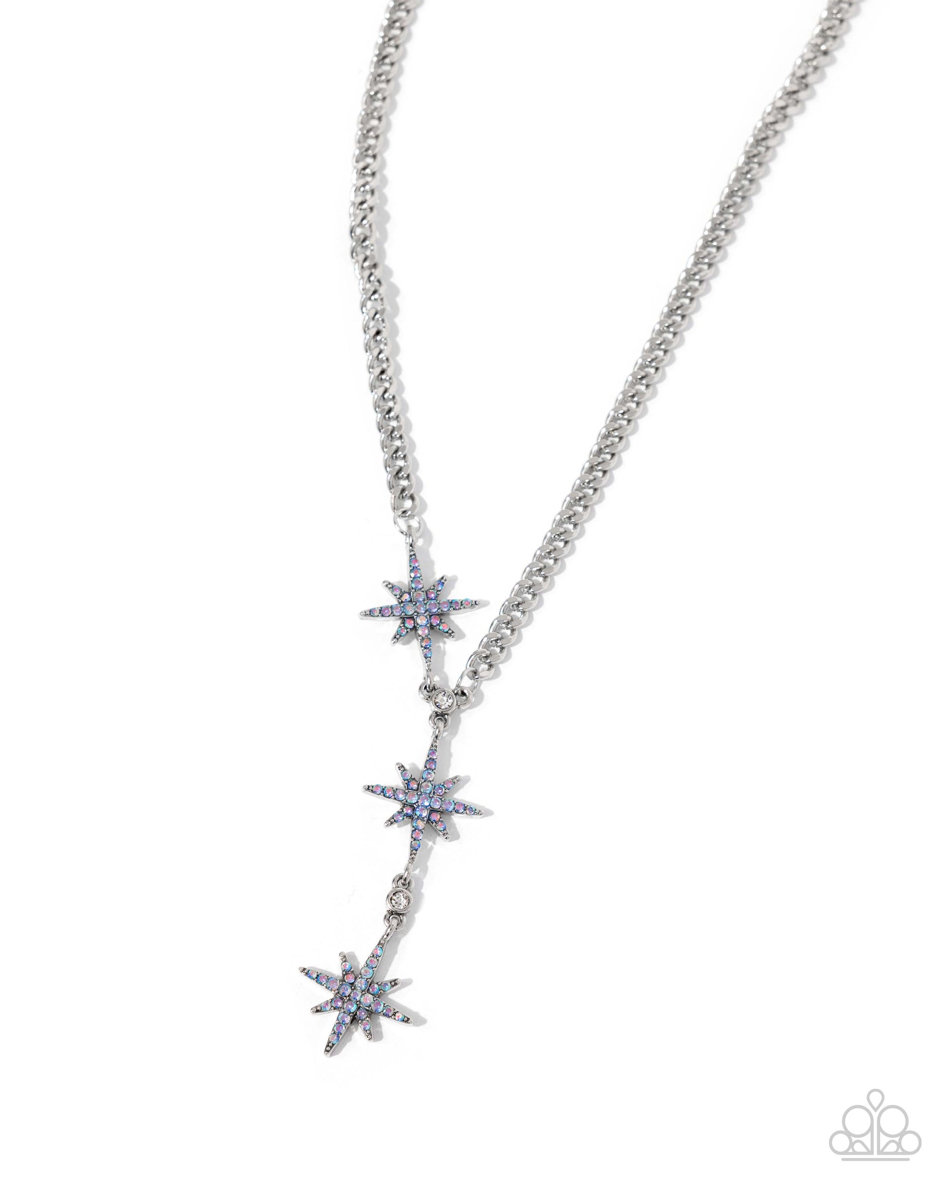 Stellar Story - Blue Necklace - Paparazzi - Dare2bdazzlin N Jewelry