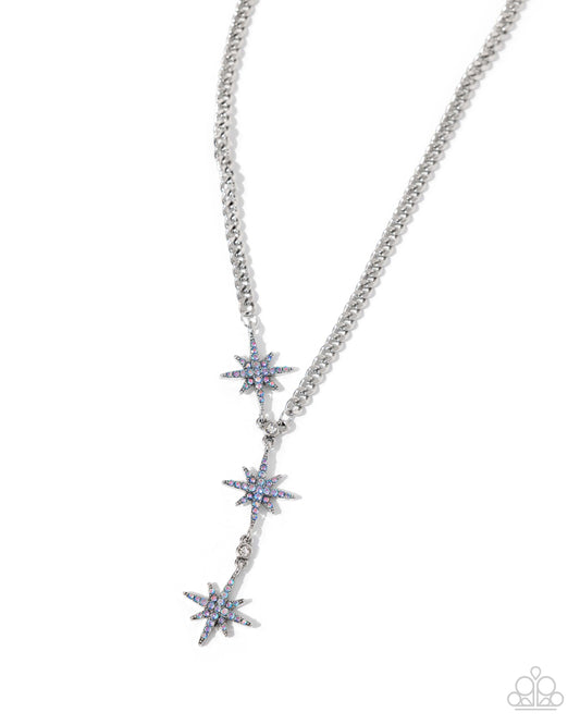 Stellar Story - Blue Necklace - Paparazzi - Dare2bdazzlin N Jewelry