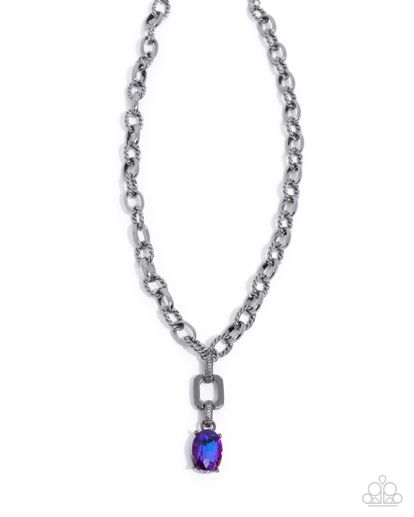 Refulgent Recognition - Purple Necklace - Paparazzi - Dare2bdazzlin N Jewelry