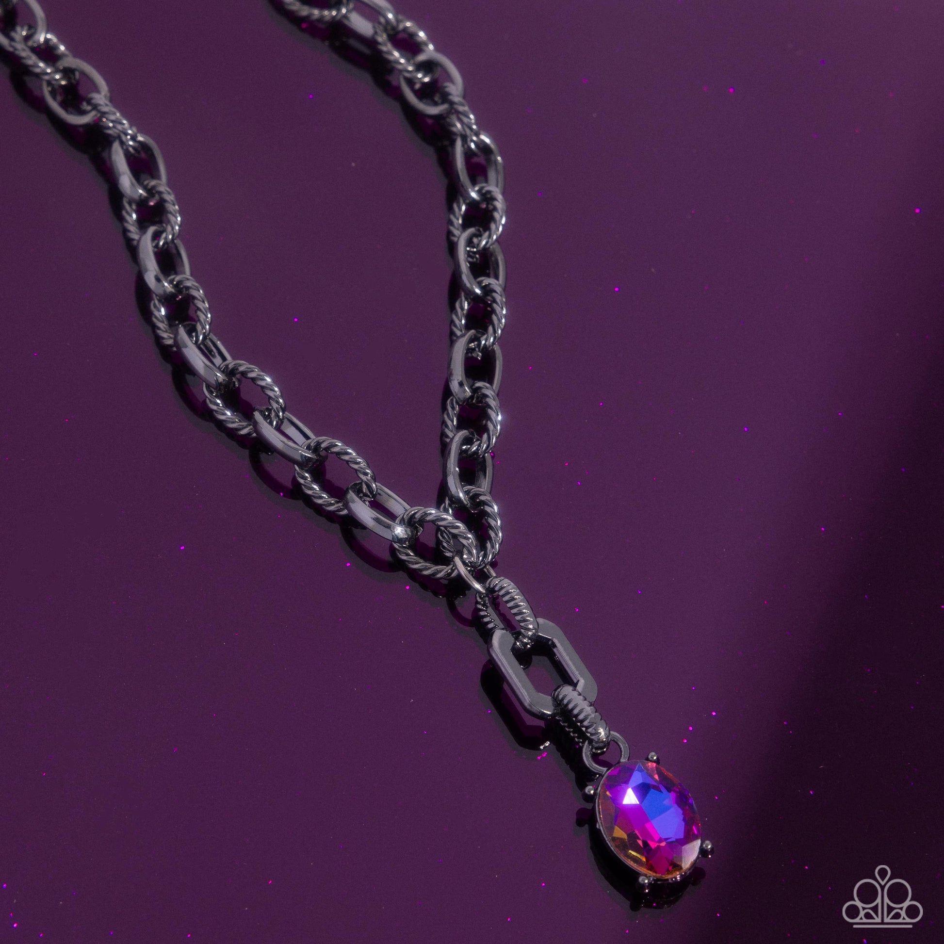Refulgent Recognition - Purple Necklace - Paparazzi - Dare2bdazzlin N Jewelry