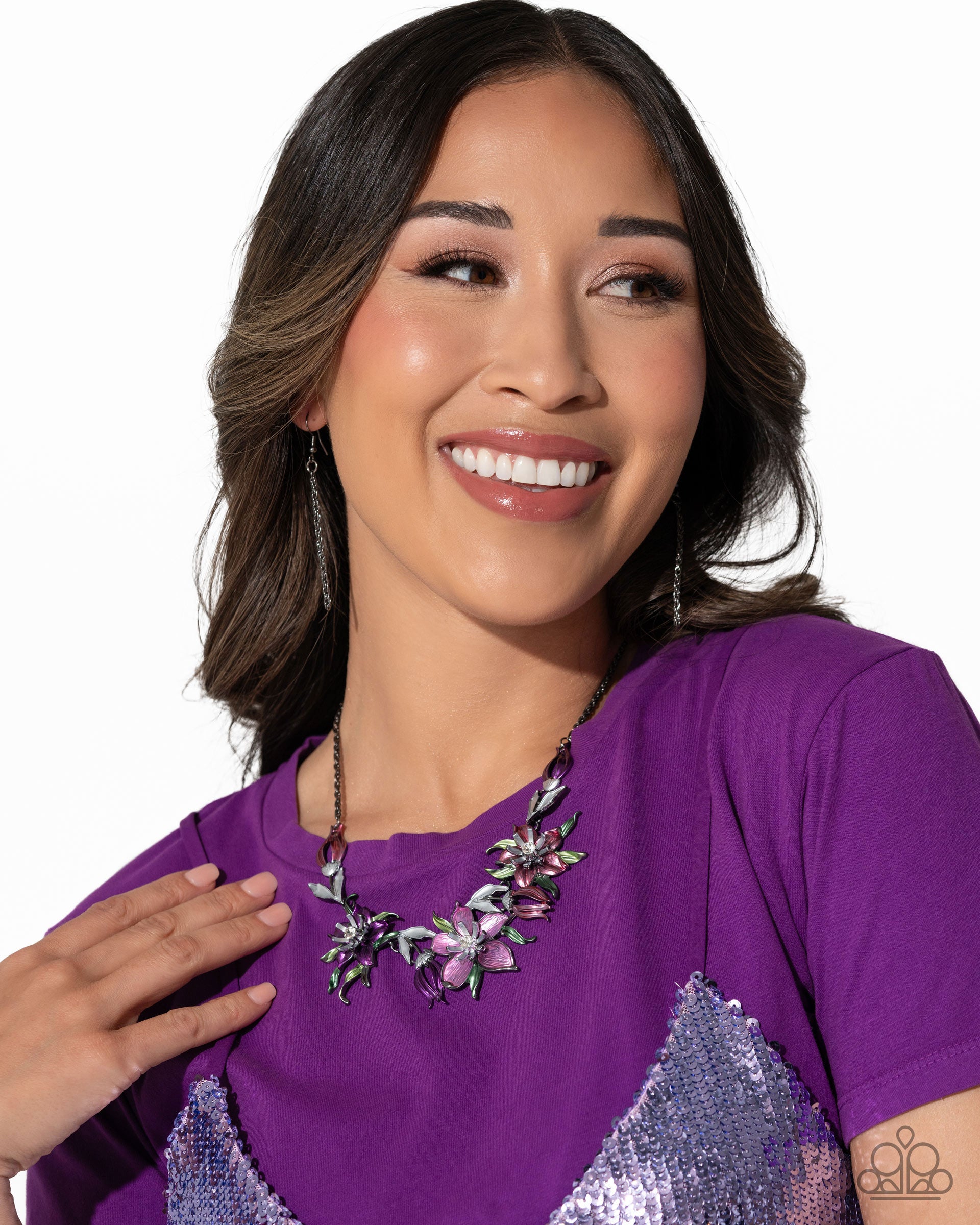 Floral Protocol - Multi Necklace - Paparazzi - Dare2bdazzlin N Jewelry