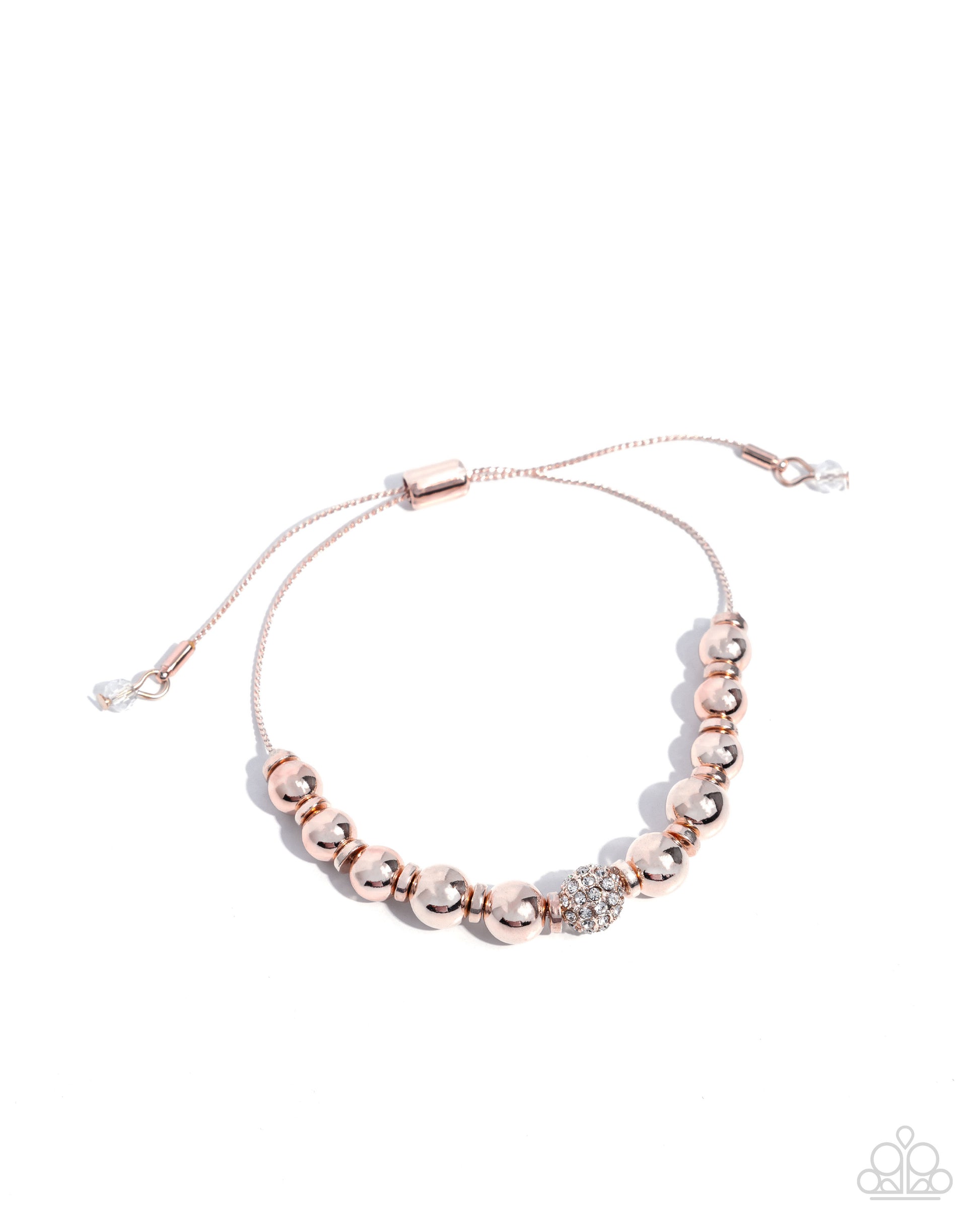 Slow and READY - Rose Gold Bracelet - Paparazzi - Dare2bdazzlin N Jewelry
