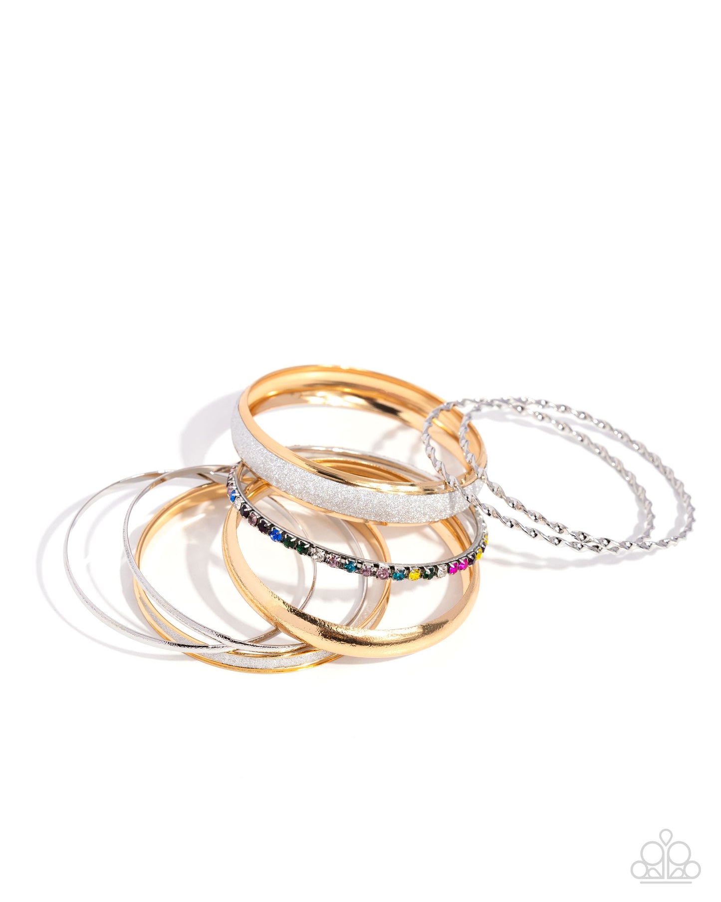 Smoldering Stack - Multi Bracelet - Paparazzi - Dare2bdazzlin N Jewelry