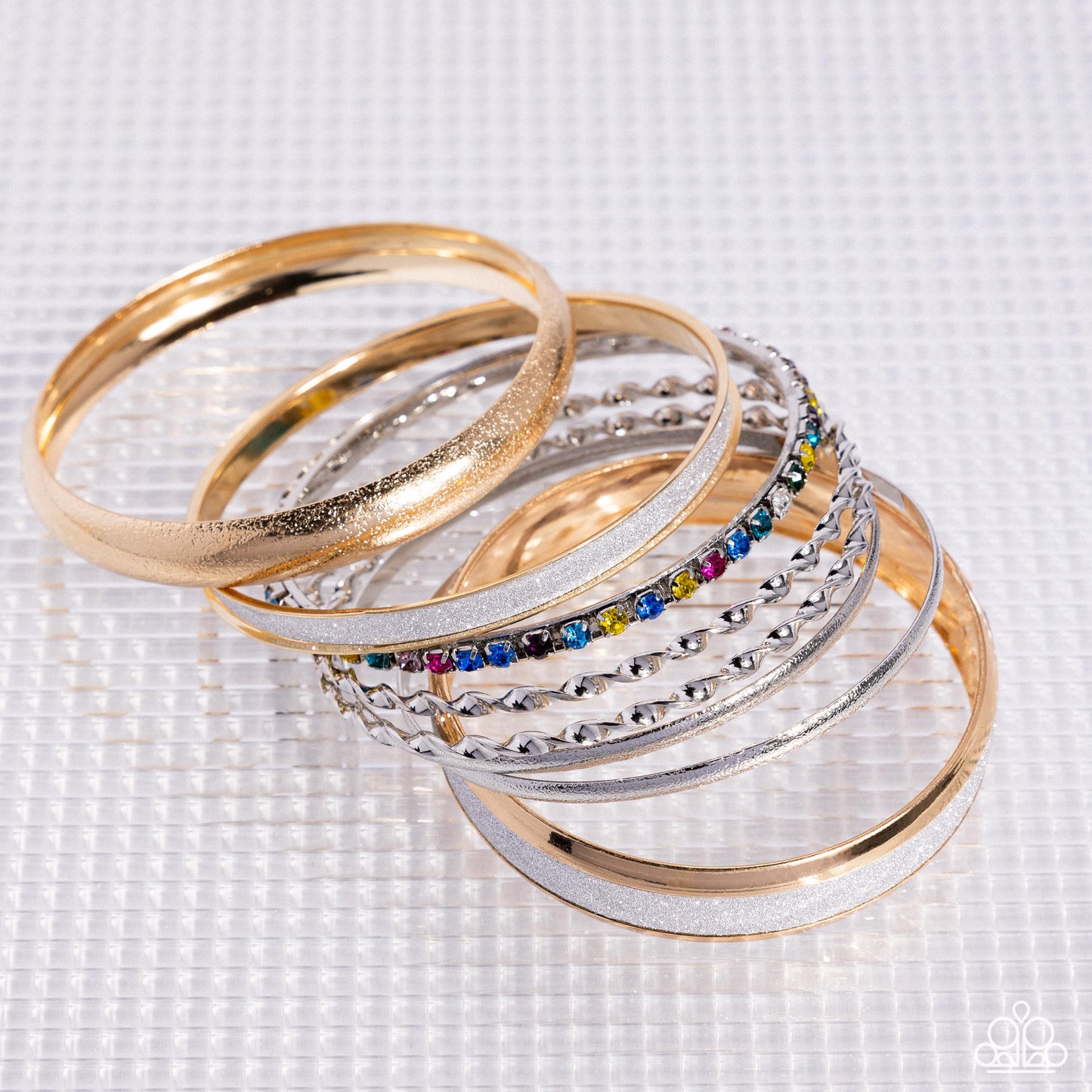 Smoldering Stack - Multi Bracelet - Paparazzi - Dare2bdazzlin N Jewelry