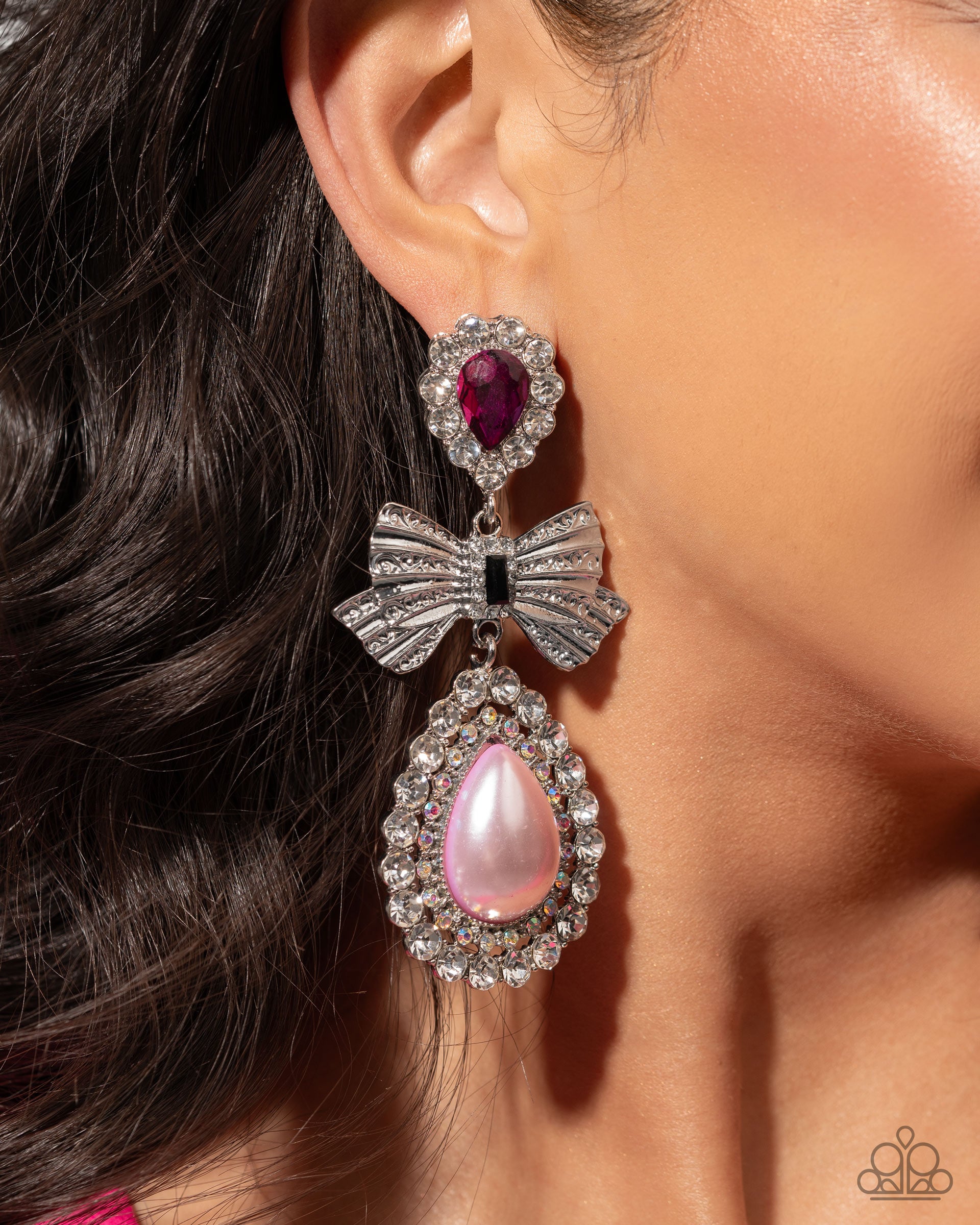 Alluring Aesthetic - Multi Post Earring - Paparazzi - Dare2bdazzlin N Jewelry