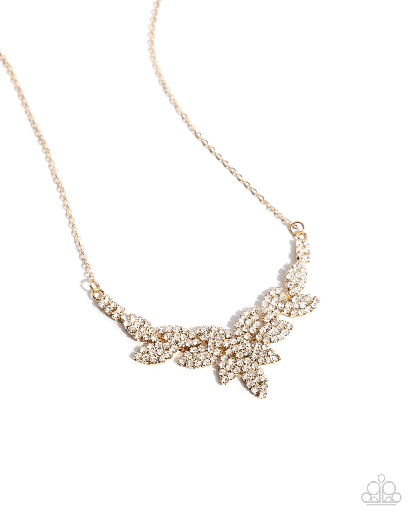 Graceful Genre - Gold Necklace - Paparazzi - Dare2bdazzlin N Jewelry