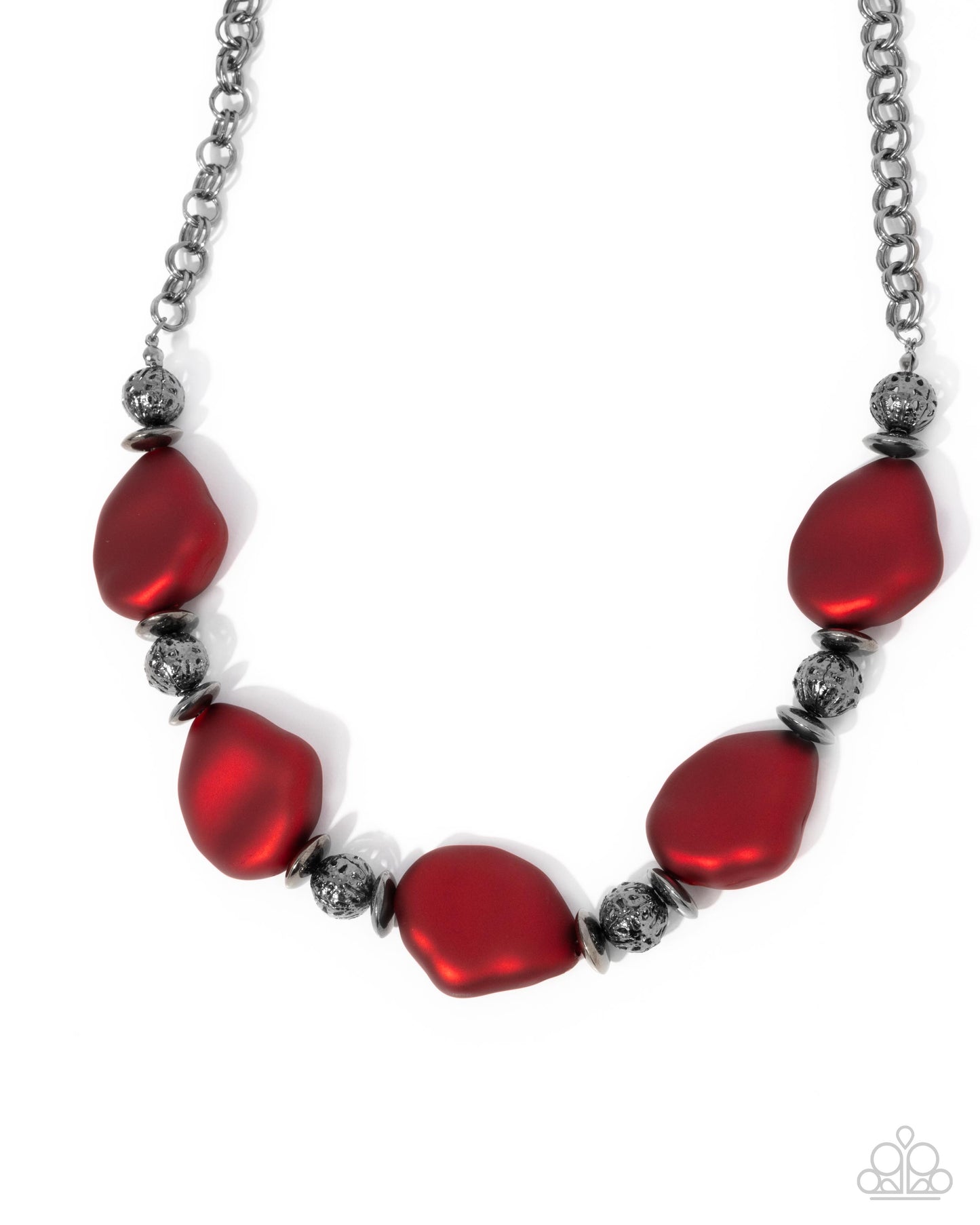 Refulgent Reformation - Red Necklace - Paparazzi - Dare2bdazzlin N Jewelry