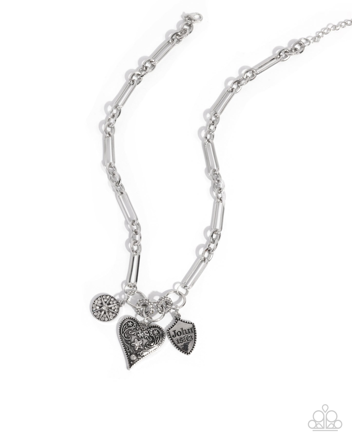 Greater Love - White Necklace - Paparazzi - Dare2bdazzlin N Jewelry