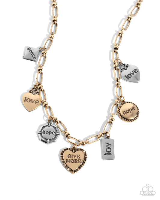 Inspirational Illusion - Multi Necklace - Paparazzi - Dare2bdazzlin N Jewelry