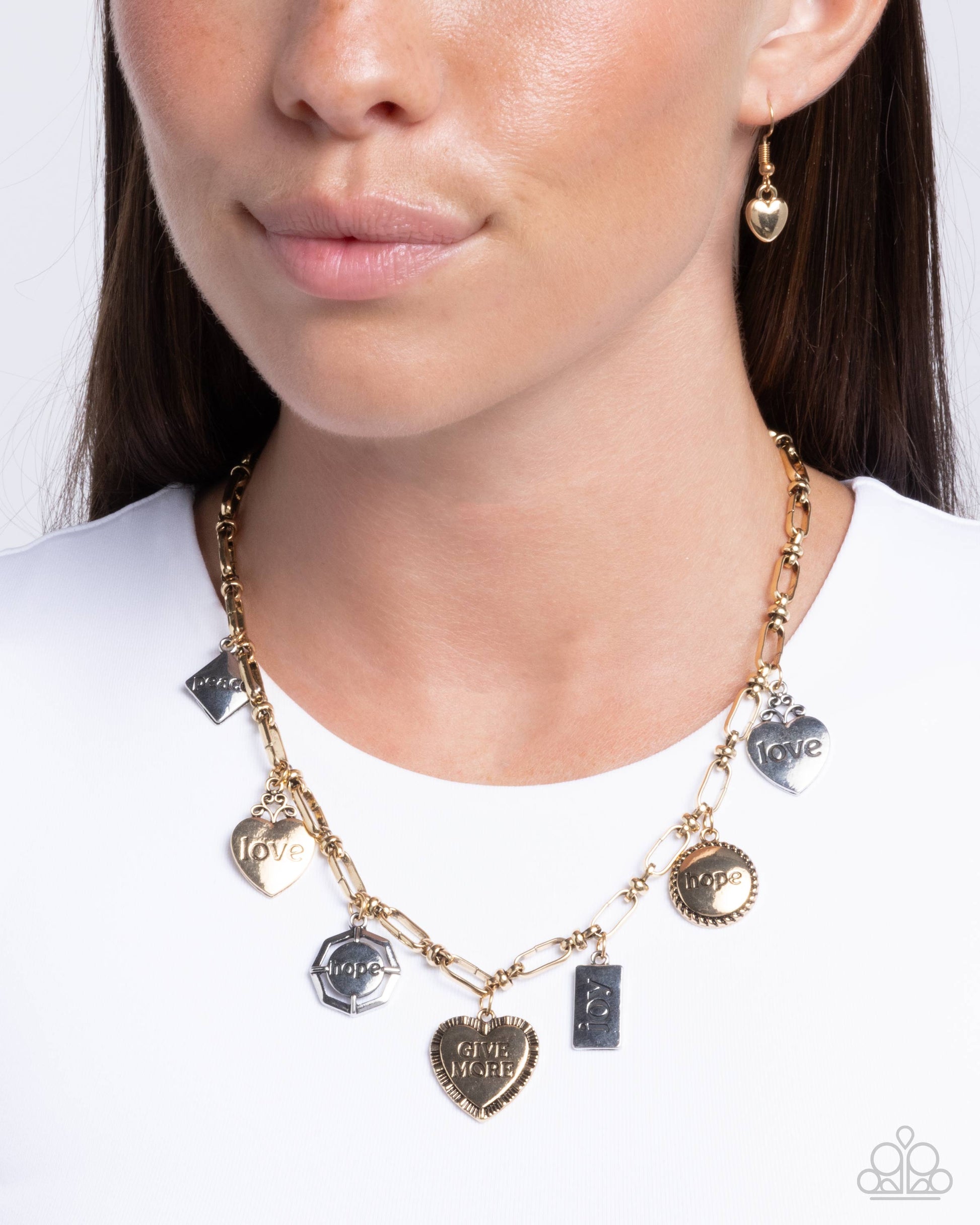 Inspirational Illusion - Multi Necklace - Paparazzi - Dare2bdazzlin N Jewelry
