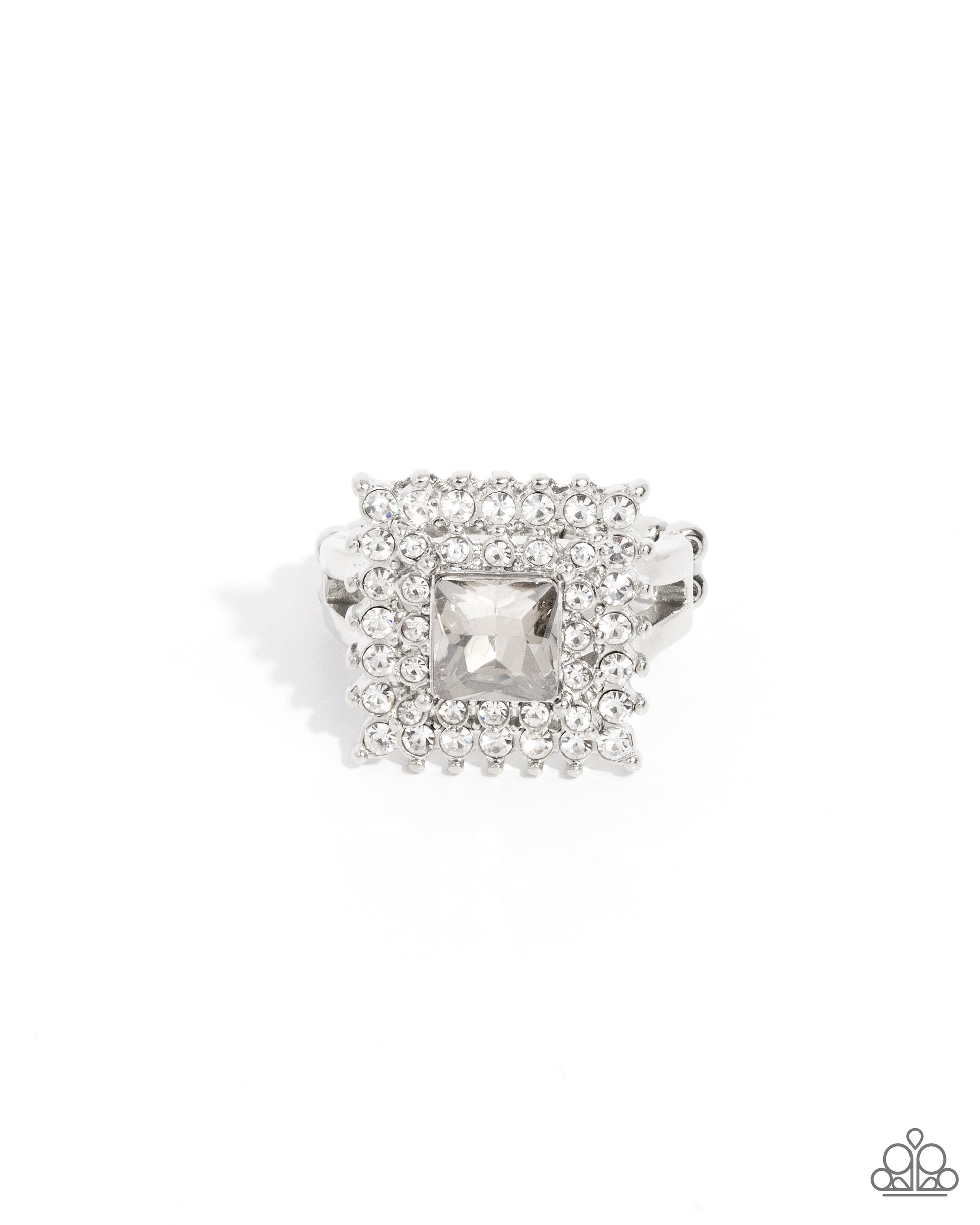 Sovereign Square - Silver Ring - Paparazzi - Dare2bdazzlin N Jewelry