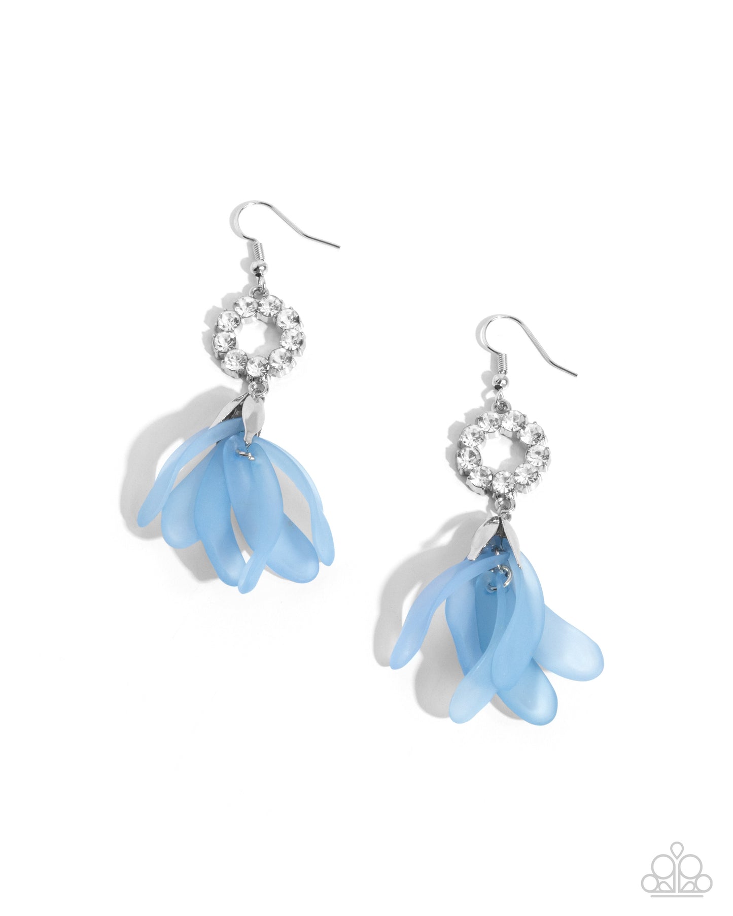 Profuse Petals - Blue Earring - Paparazzi - Dare2bdazzlin N Jewelry