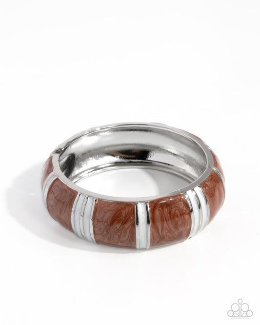 Pearly Persistence - Brown Bracelet - Paparazzi - Dare2bdazzlin N Jewelry