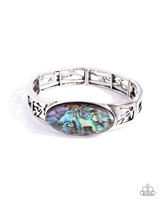 Spliced Santa Fe - Blue Bracelet - Paparazzi - Dare2bdazzlin N Jewelry