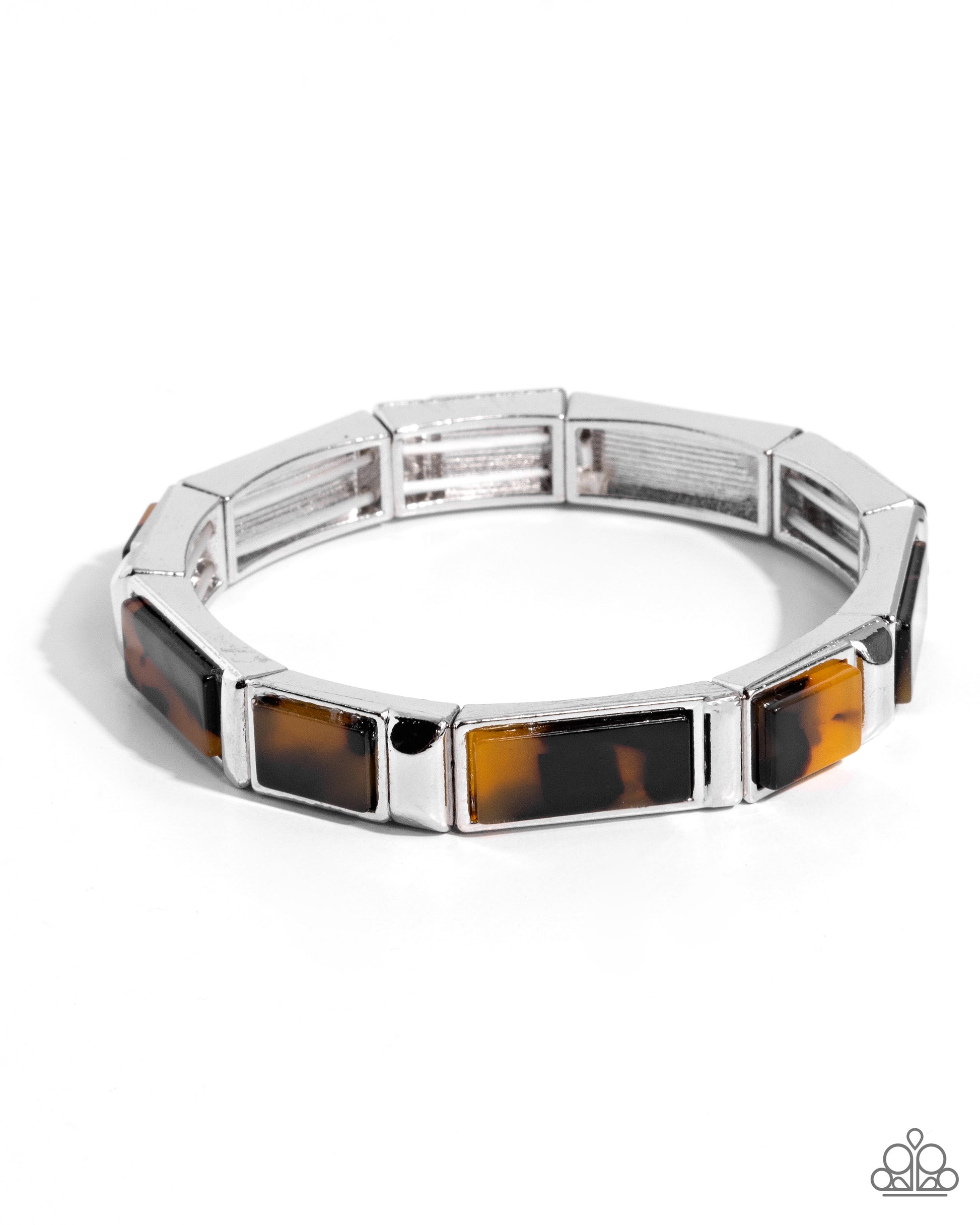 Acrylic Accent - Brown Bracelet - Paparazzi - Dare2bdazzlin N Jewelry