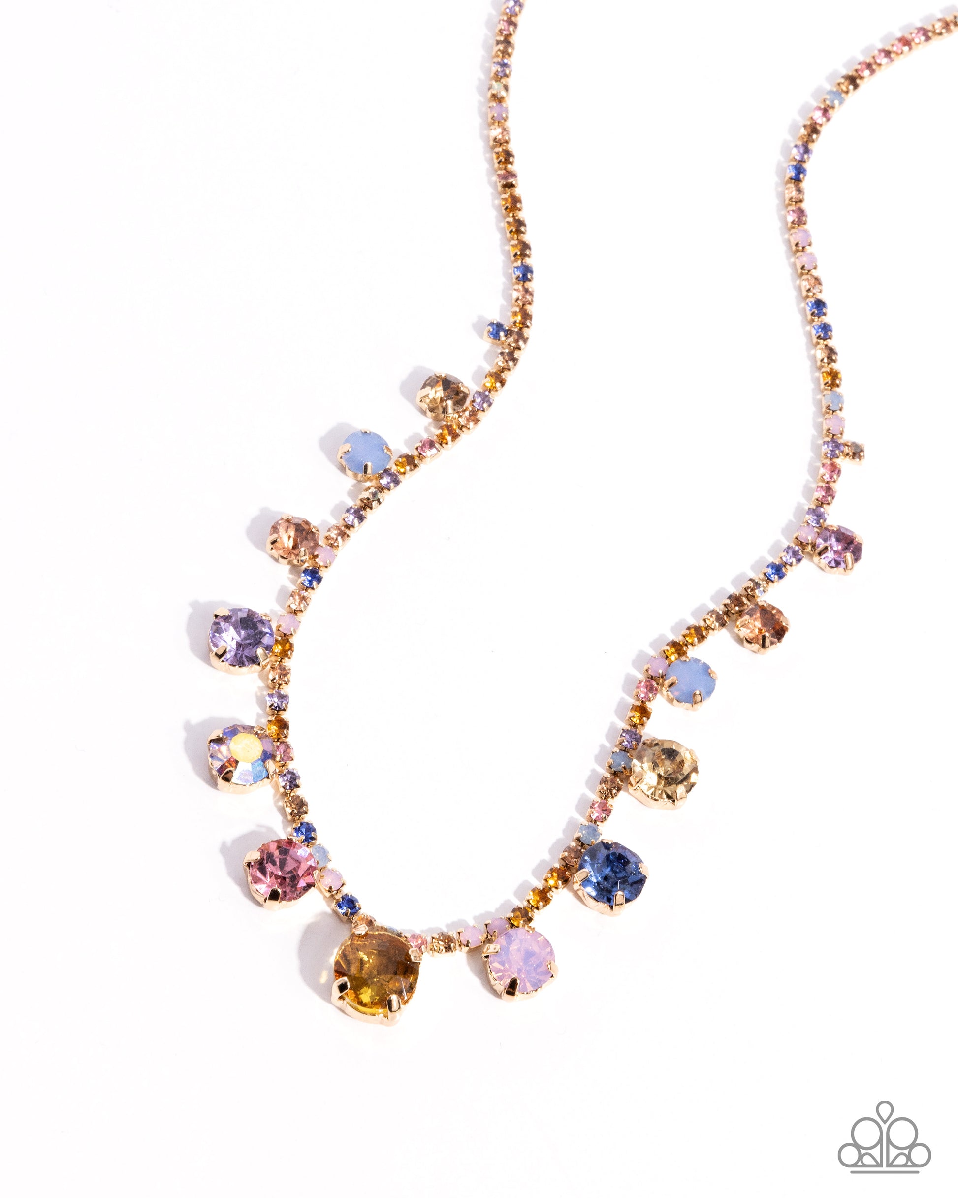 Colorful Countess - Multi Necklace - Paparazzi - Dare2bdazzlin N Jewelry