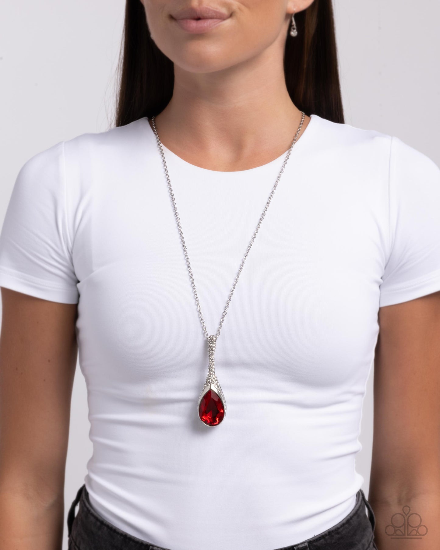 Rosy Revival - Red Necklace - Paparazzi - Dare2bdazzlin N Jewelry