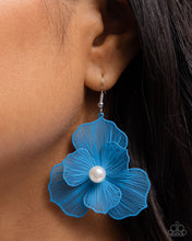 Load image into Gallery viewer, PETAL the Score - Blue Earring - Paparazzi
