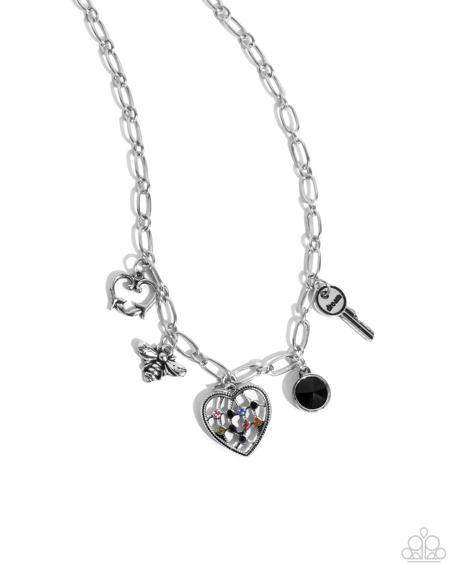 Reminiscent Reveal - Black Necklace - Paparazzi - Dare2bdazzlin N Jewelry