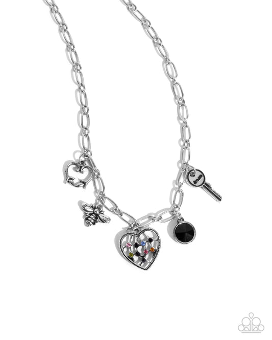 Reminiscent Reveal - Black Necklace - Paparazzi - Dare2bdazzlin N Jewelry