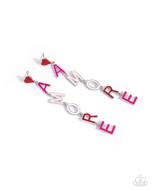 Amore Mio - Multi Post Earring - Paparazzi - Dare2bdazzlin N Jewelry