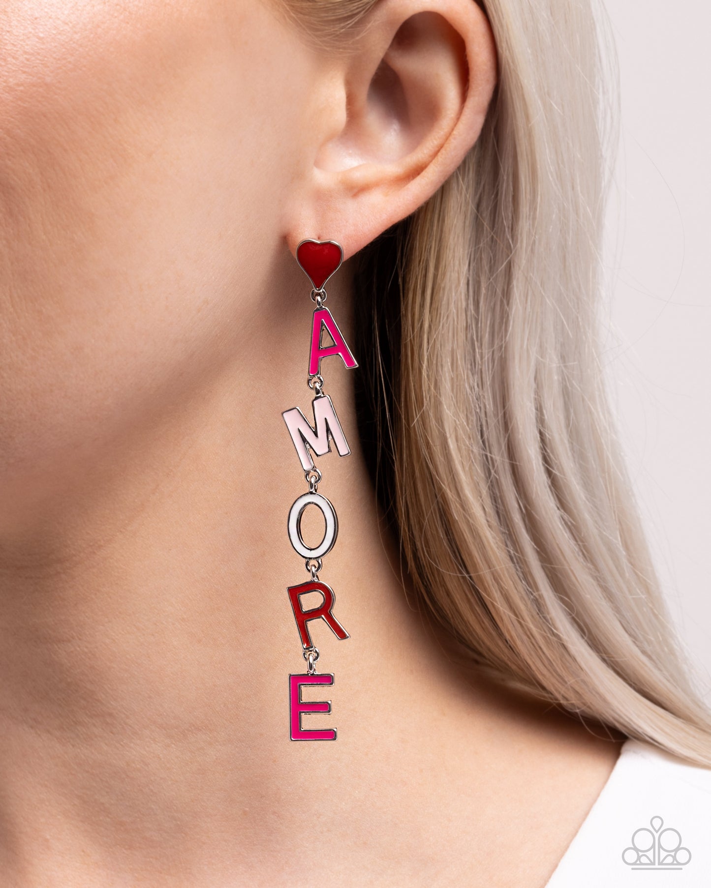 Amore Mio - Multi Post Earring - Paparazzi - Dare2bdazzlin N Jewelry