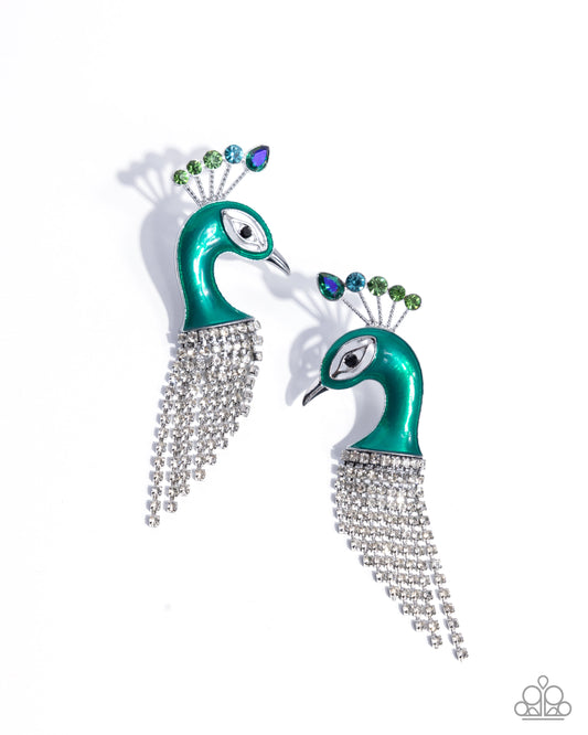 Pampered Peacock - Multi Post Earring - Paparazzi - Dare2bdazzlin N Jewelry