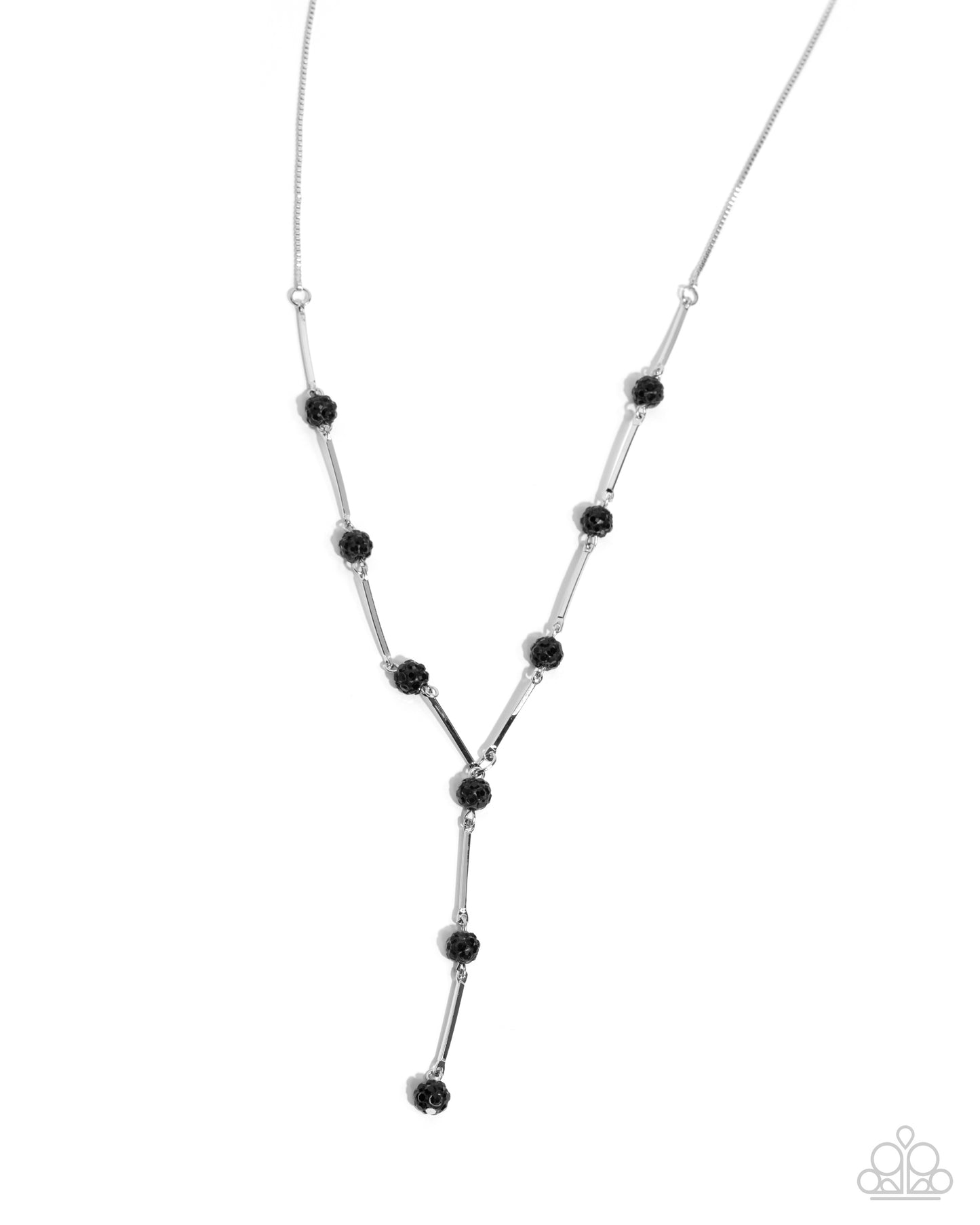 Waltzing Welcome - Black Necklace - Paparazzi - Dare2bdazzlin N Jewelry