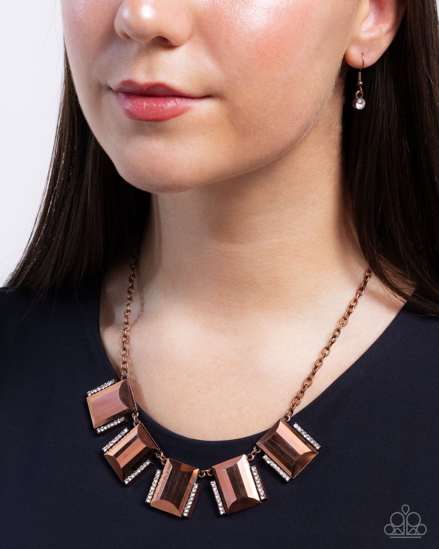 Rebel Racket - Copper Necklace - Paparazzi - Dare2bdazzlin N Jewelry