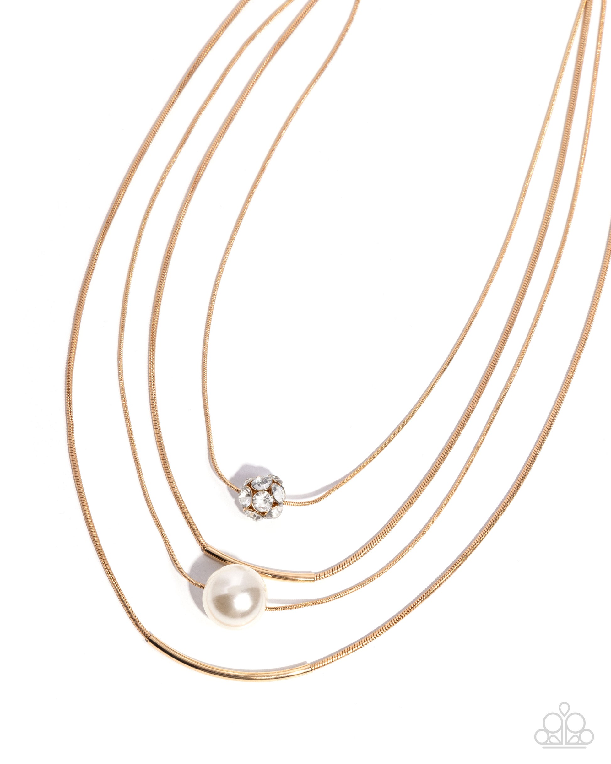 Phenomenal Pearls - Gold Necklace - Paparazzi - Dare2bdazzlin N Jewelry