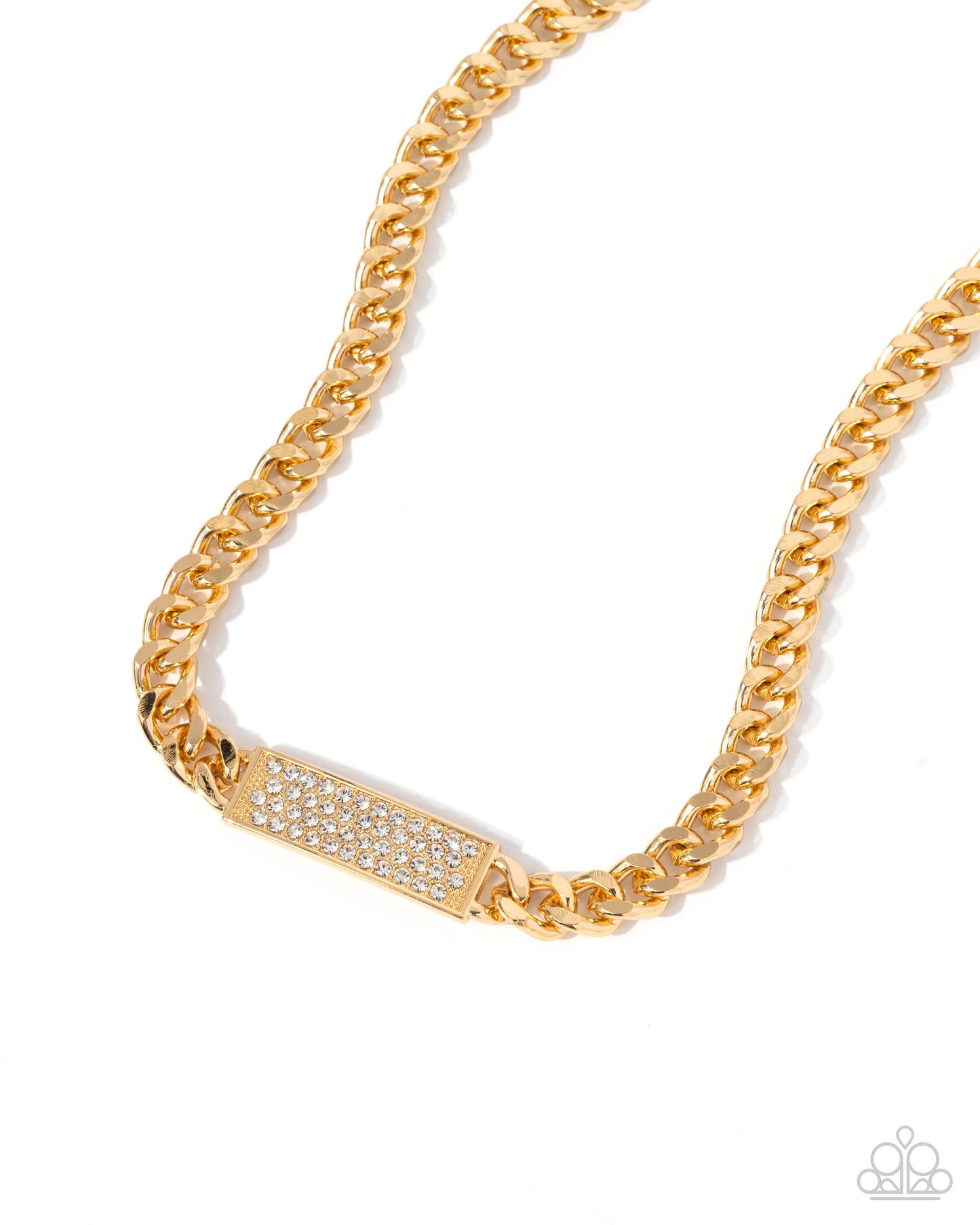 Rockstar Radiance - Gold Necklace - Paparazzi - Dare2bdazzlin N Jewelry
