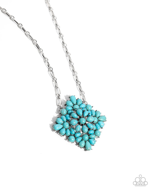 Stony Strength - Blue Necklace - Paparazzi - Dare2bdazzlin N Jewelry