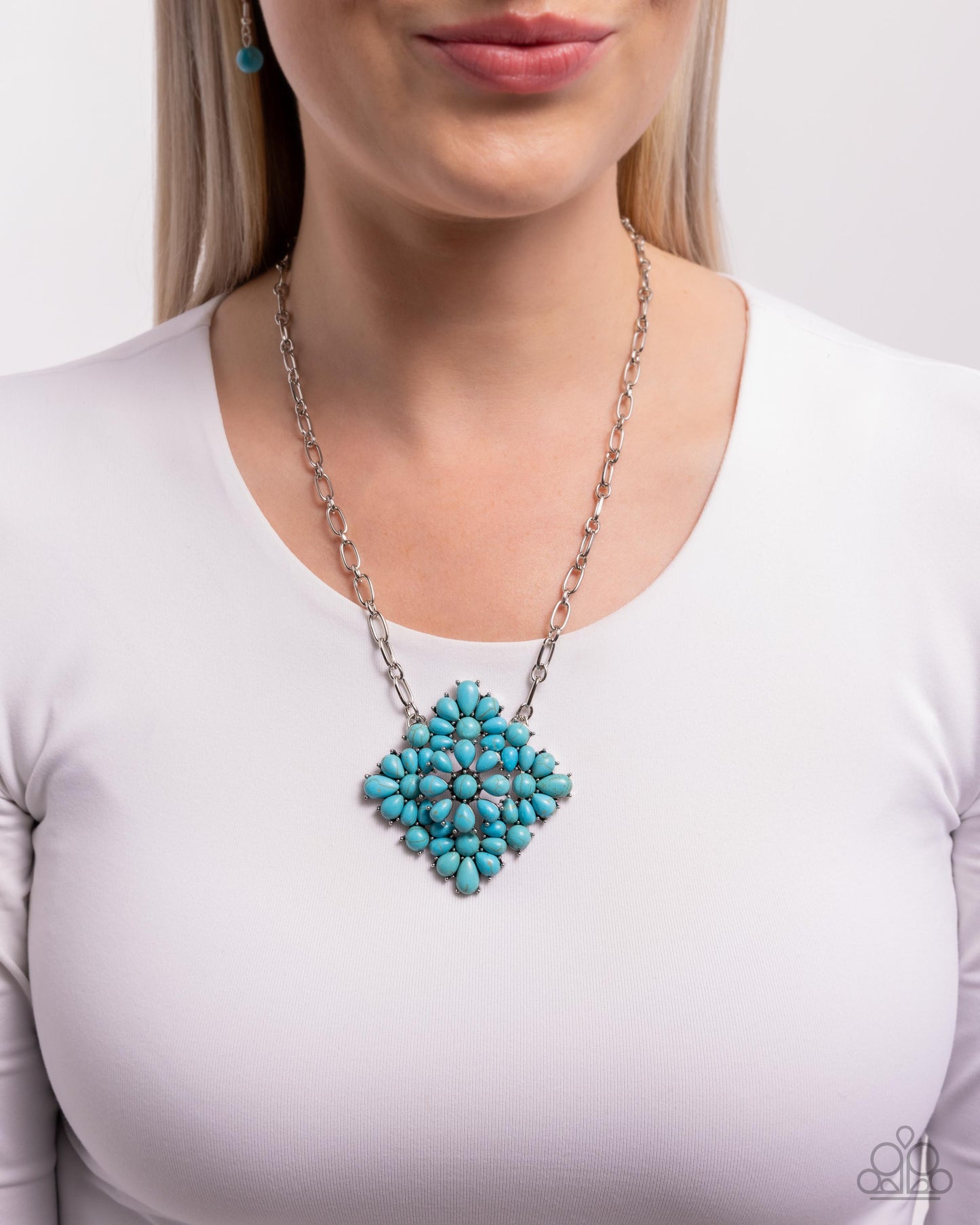 Stony Strength - Blue Necklace - Paparazzi - Dare2bdazzlin N Jewelry