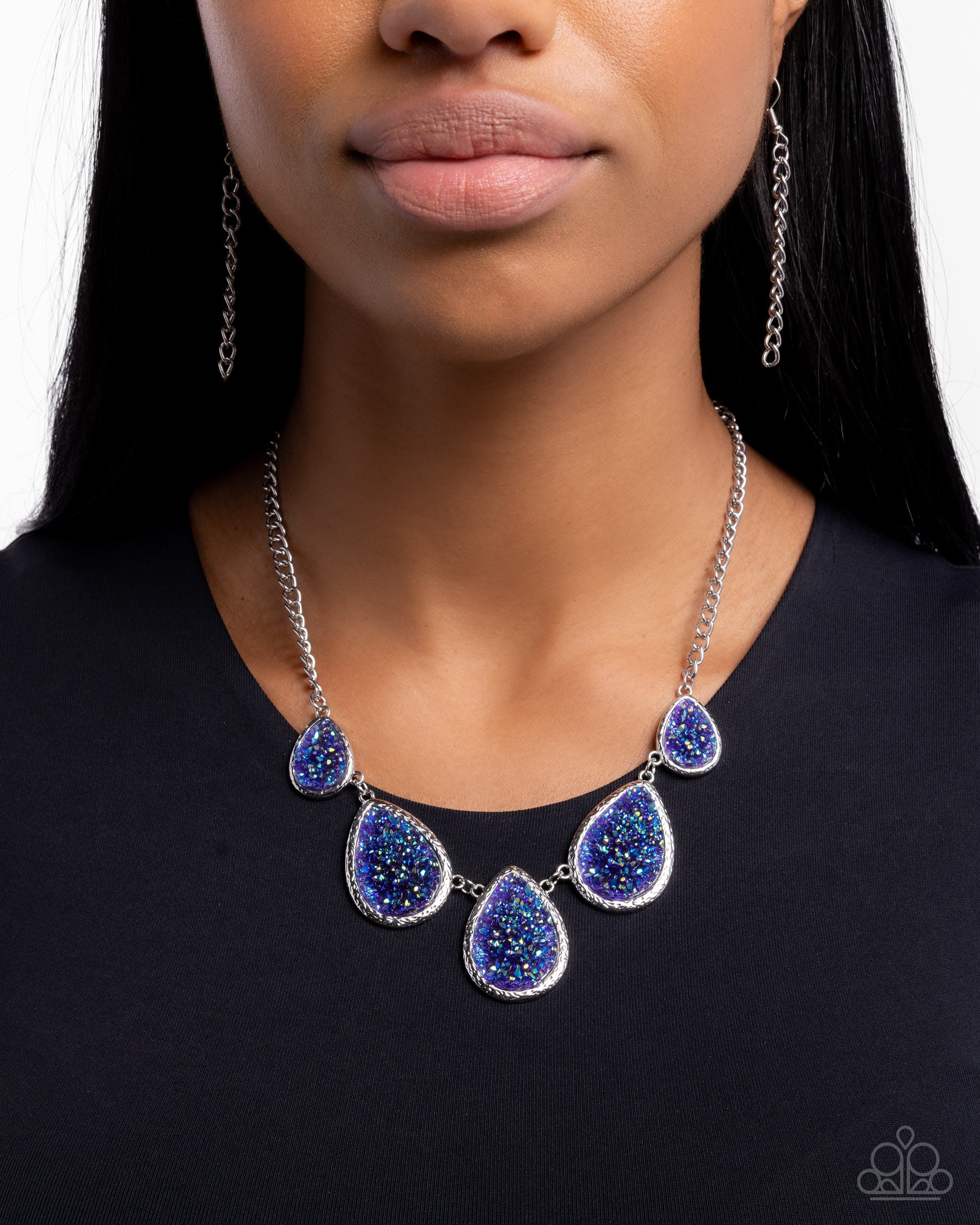 Geode Gamut - Multi Necklace - Paparazzi - Dare2bdazzlin N Jewelry