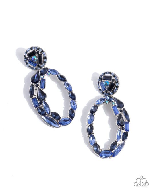 Eclectic Elevation - Blue Post Earring - Paparazzi - Dare2bdazzlin N Jewelry